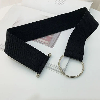 Women's Waistband Tight Belt Dress Fashion Elasticity Wide Belt Luxury 5cm Shirt Girdle