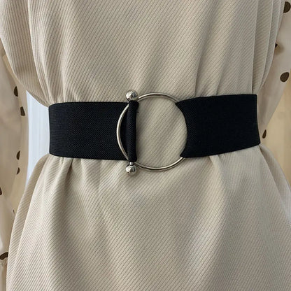 Women's Waistband Tight Belt Dress Fashion Elasticity Wide Belt Luxury 5cm Shirt Girdle