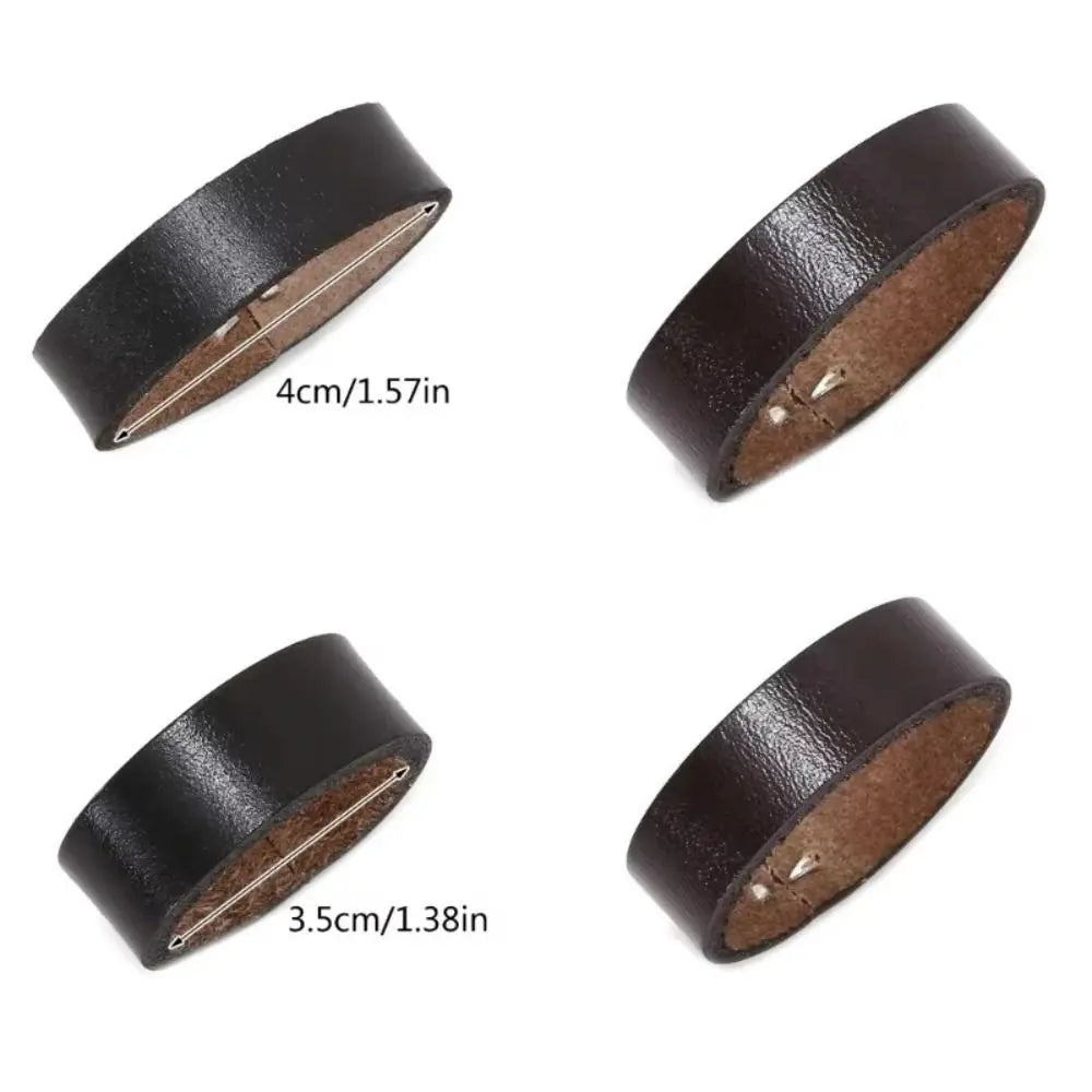 Waist Belt DIY Components Universal Waist Belt Loop Genuine Leather DIY Waist Belt Link Loop Buckle Belt Keeper Teenager