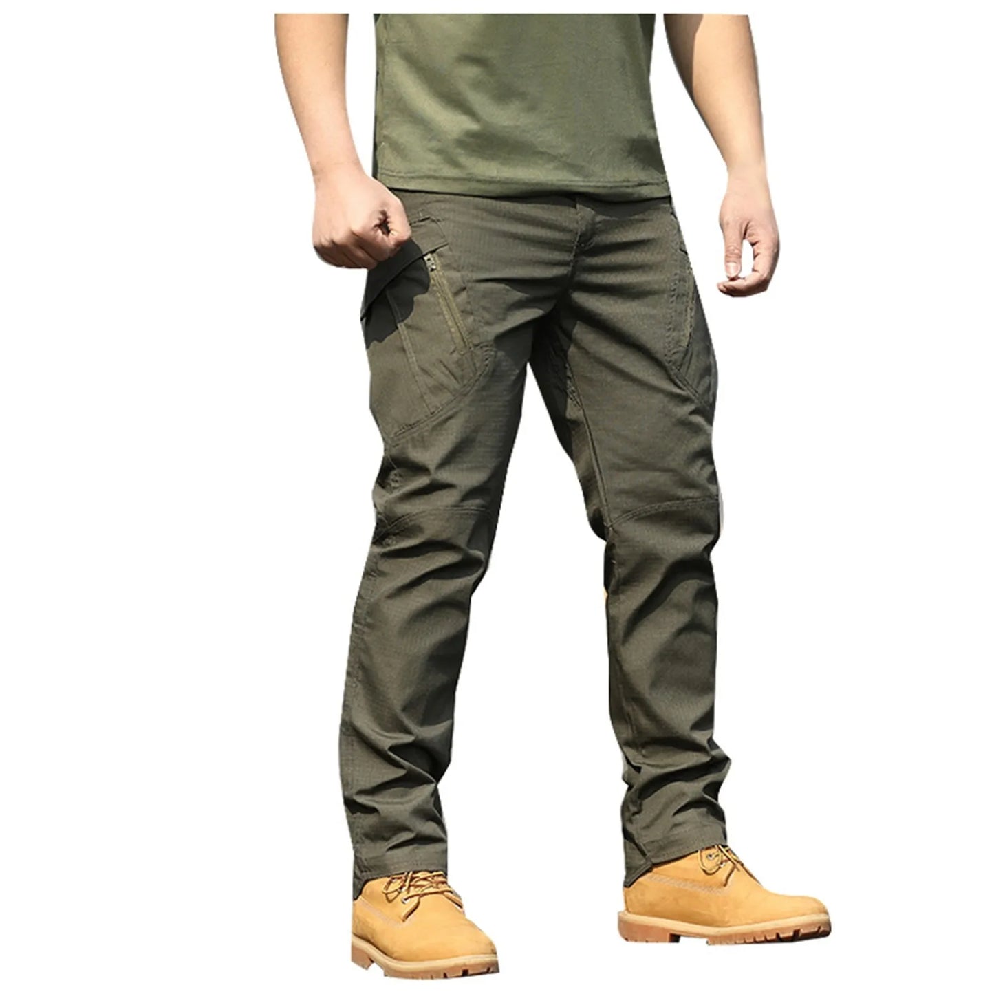 Men's Overalls Pants Pants Outdoor Elastic Loose Soft Pants Spring And Autumn Pants Men's Outdoor Sports Jogging Tactical Pants