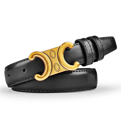 Summer women's belts Double C design fashion belts Match with dresses and jeans Fashionable and versatile