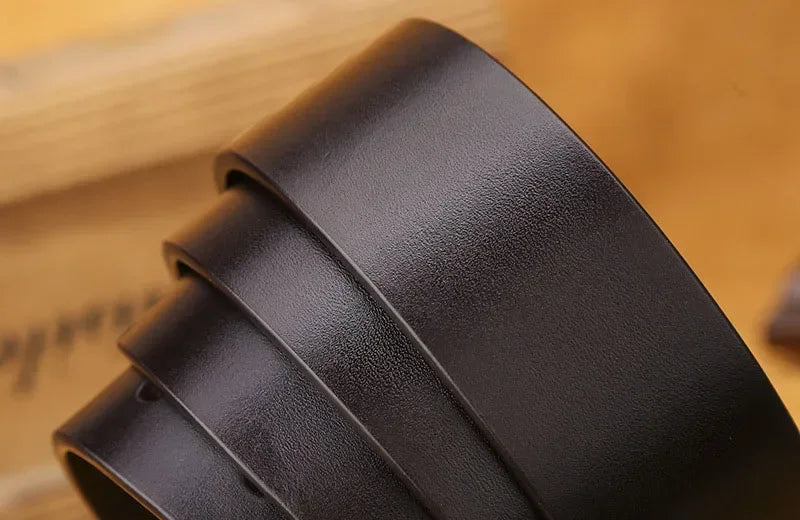2025 Belt for Men Leather Original Genuine Belt Fashion Alloy Pin Buckle Adult Designer Luxury Brand Jeans Business Waist Straps