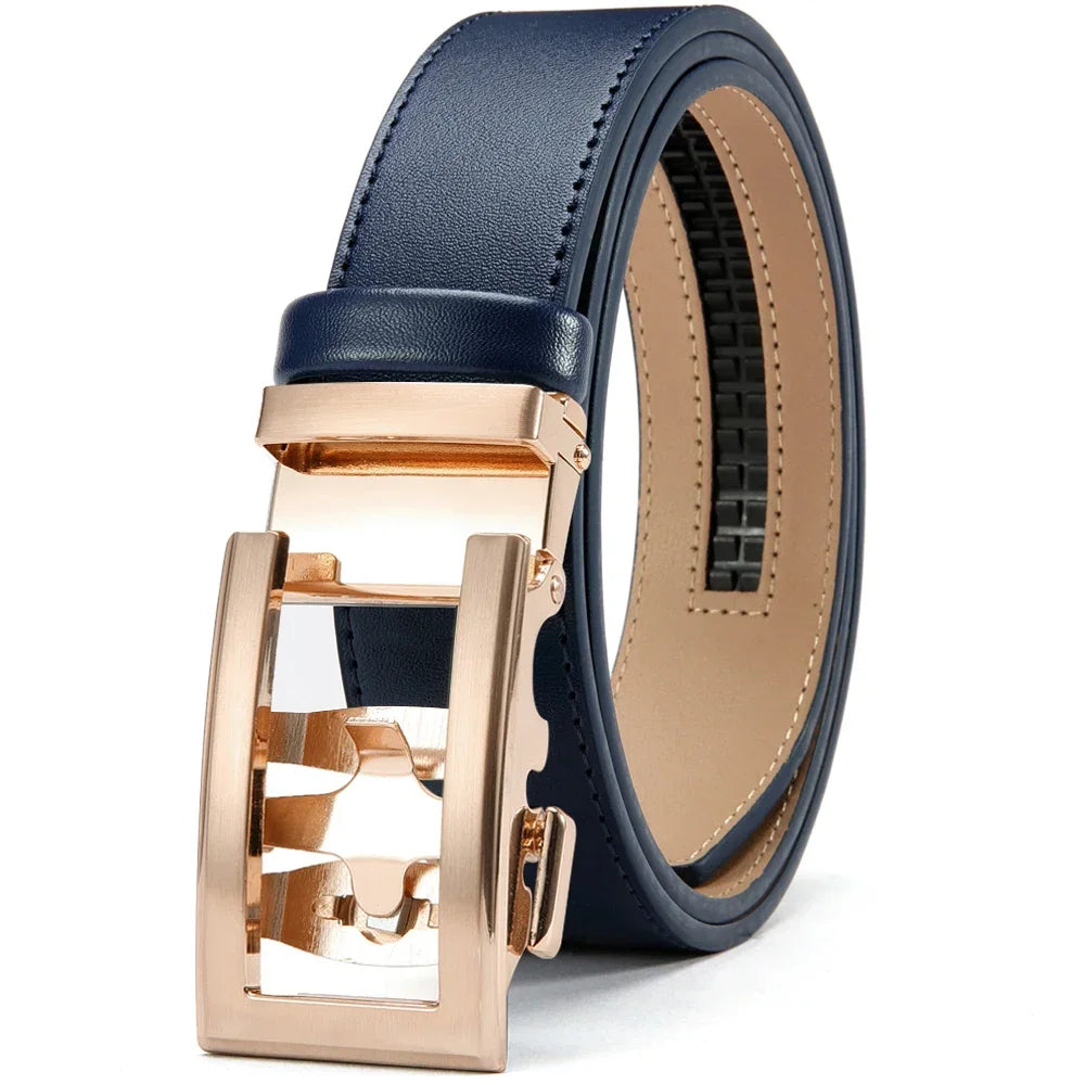 Mens Belt Automatic Metal Alloy Buckle Mens Belt Genuine Leather Luxury Belt for Men Belt Strap Male High Quality Designers