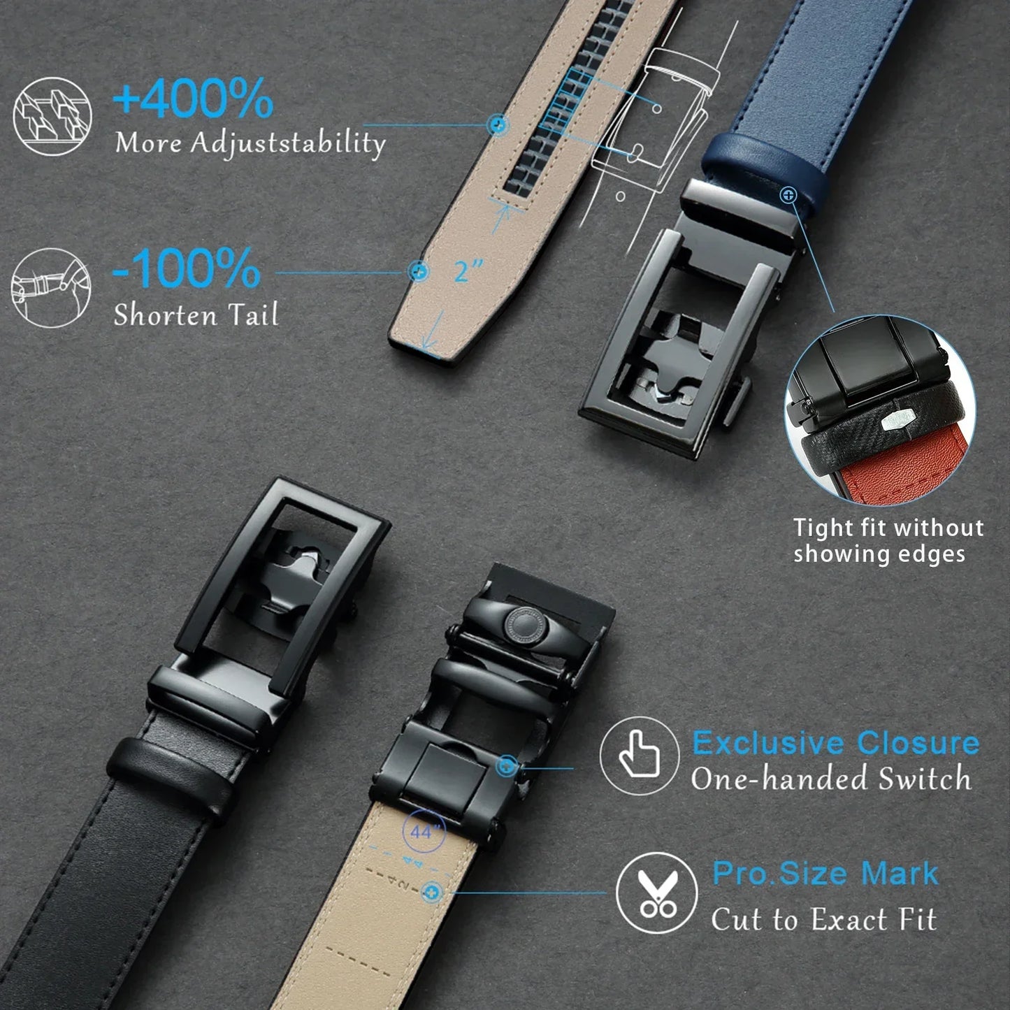 Mens Belt Automatic Metal Alloy Buckle Mens Belt Genuine Leather Luxury Belt for Men Belt Strap Male High Quality Designers