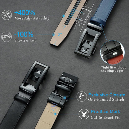 Mens Belt Automatic Metal Alloy Buckle Mens Belt Genuine Leather Luxury Belt for Men Belt Strap Male High Quality Designers
