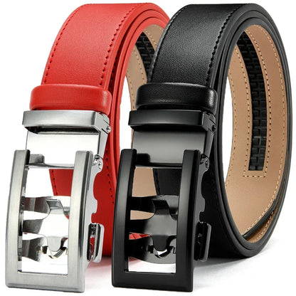 Mens Belt Automatic Metal Alloy Buckle Mens Belt Genuine Leather Luxury Belt for Men Belt Strap Male High Quality Designers