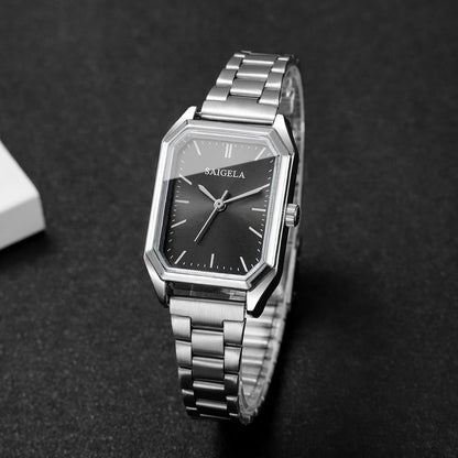 Fashion Women Quartz Watch Simple Rectangle Wristwatch for Girls Clock Gift Reloj Mujer（Without Box）