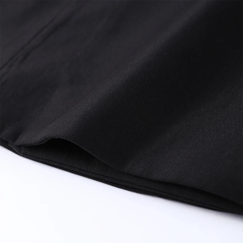Chic Deconstructed Women's Blazer Full Sleeve Double-Breasted Waist-Closed Lady Jackets 2026 Spring Female Street Coats New