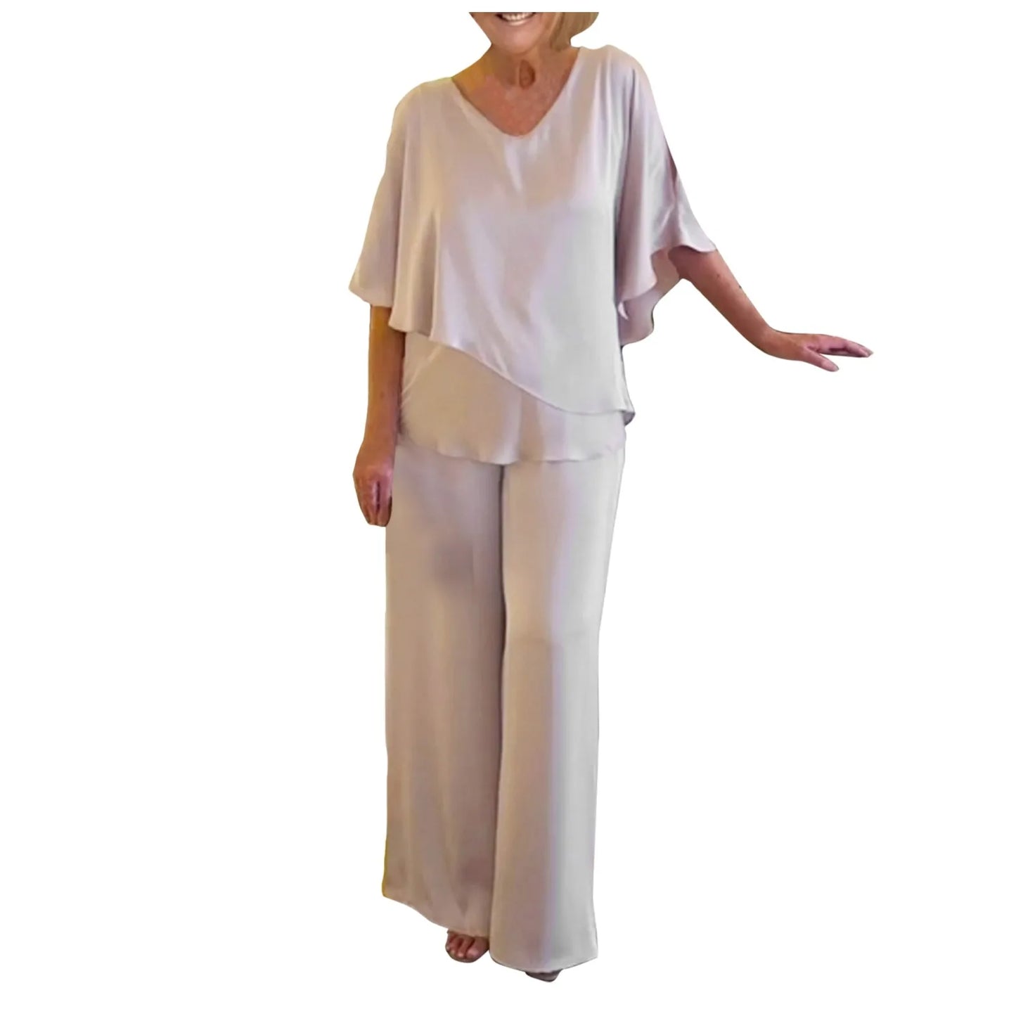 Pants Suit Two Piece Set Soild Female Outfit Summer Women'S 2 Piece Casual Outfit Elegant Ladies Fashion Pant Suit костюм