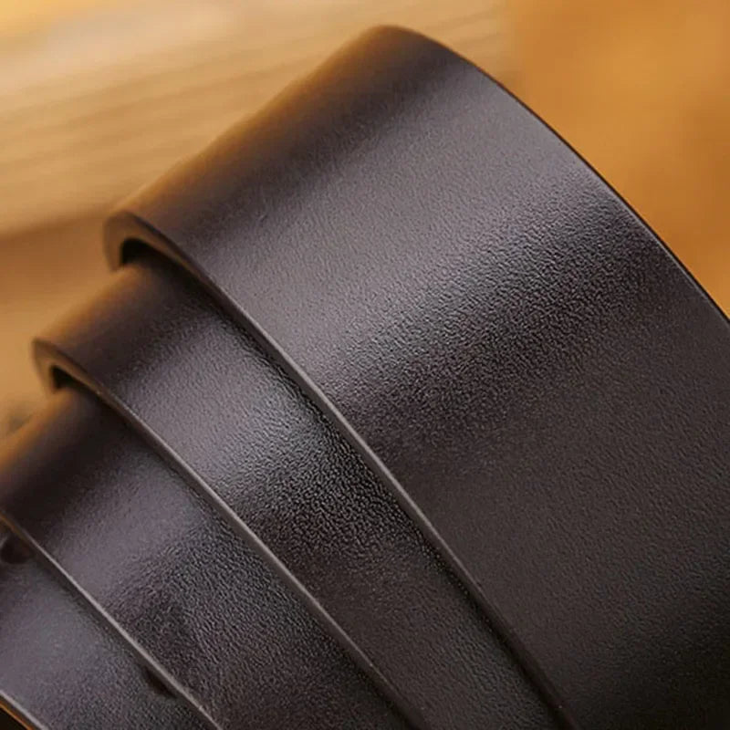 2025 Belt for Men Leather Original Genuine Belt Fashion Alloy Pin Buckle Adult Designer Luxury Brand Jeans Business Waist Straps