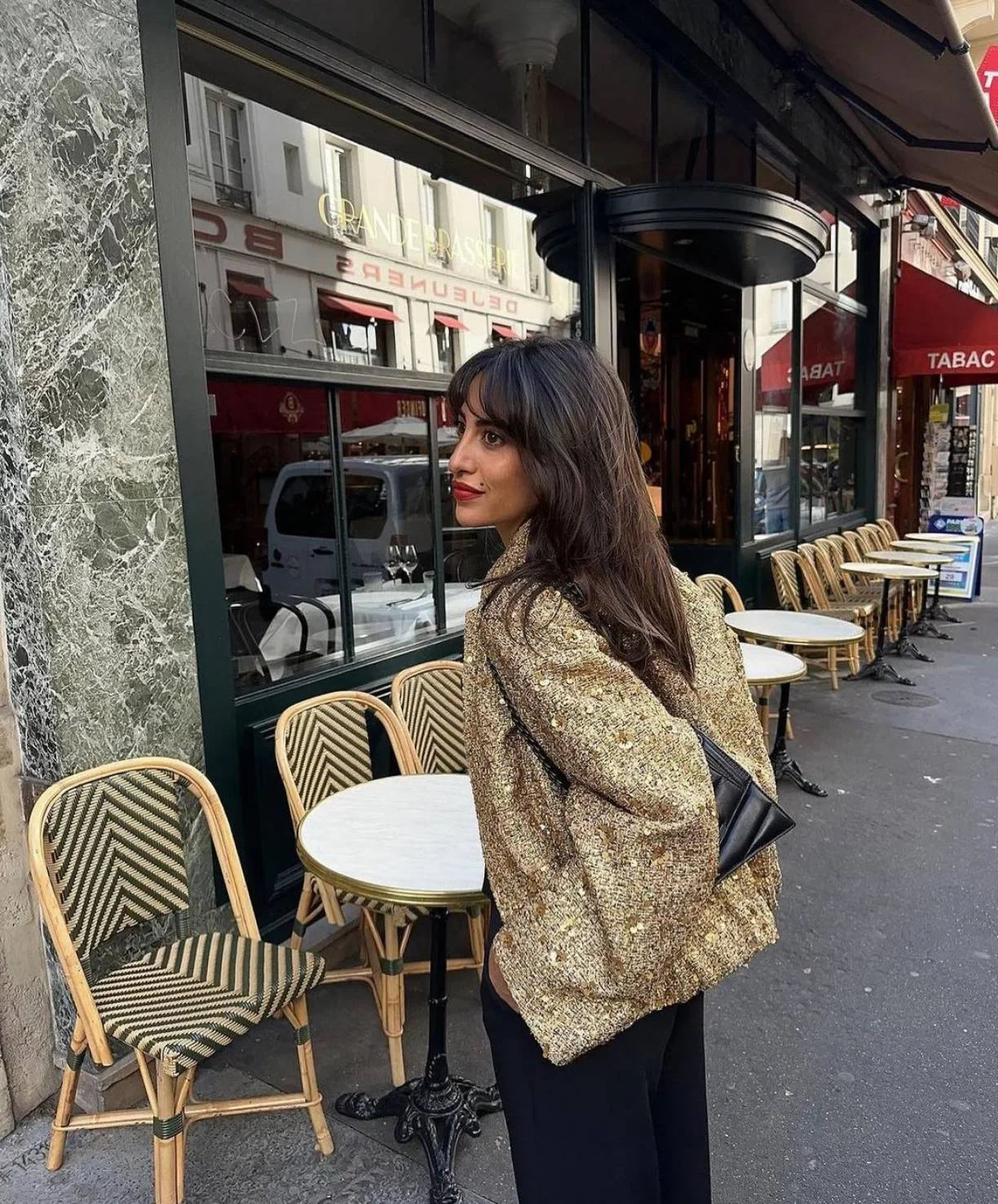 Suninheart Winter Women's Sequins Bomber Jacket Paillette Shiny Gold Jacket Coat Glitter Outerwear Lady New in Coats & Jackets