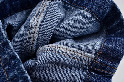 KONDALA Vintage Casual Chic Women Cowboy Suit Zipper Loose Jackets Long Pockets Pants Fashion 2025 Spring Summer Denim Suits