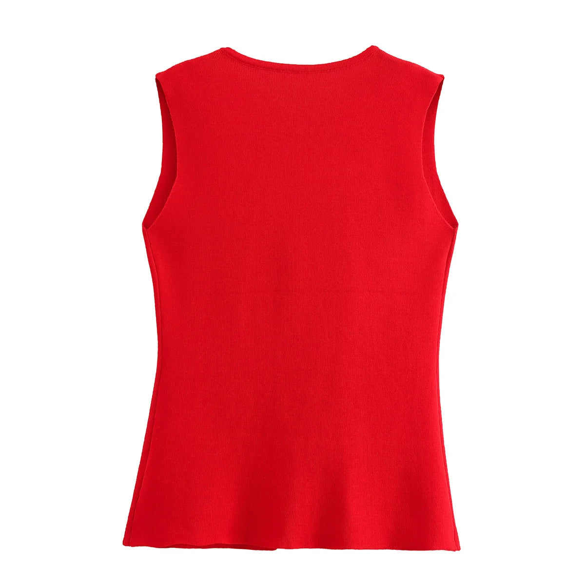 MUJER Knit Sleeveless Vests for Women White Black Cropped Vest Top Women Vintage Button Female Vest Knitted Short Vest Women