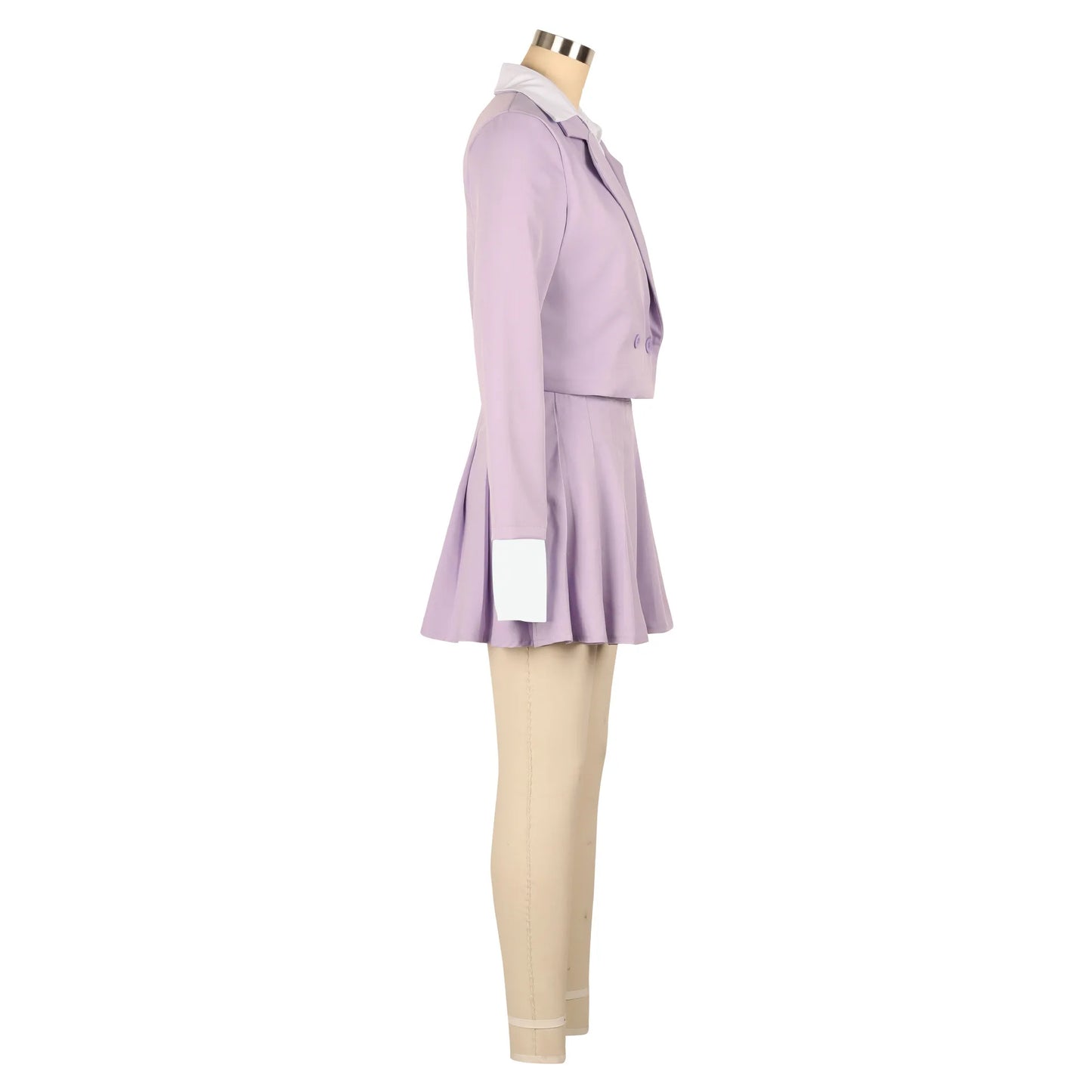 XTOCEAN INS Women Fashion Pleated Mini Skirts Suit and Shirt Patchwork Long Sleeve Blazer Matching 2 Two Piece Set Outfits
