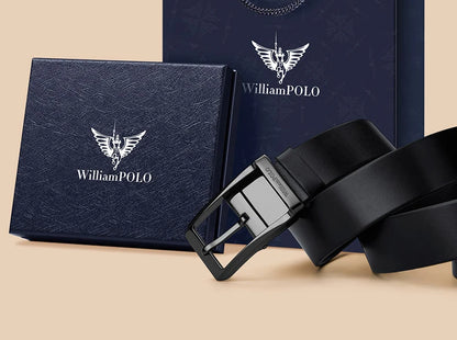 Genuine leather men's retro belt, needle buckle fashion belt, versatile casual pants belt