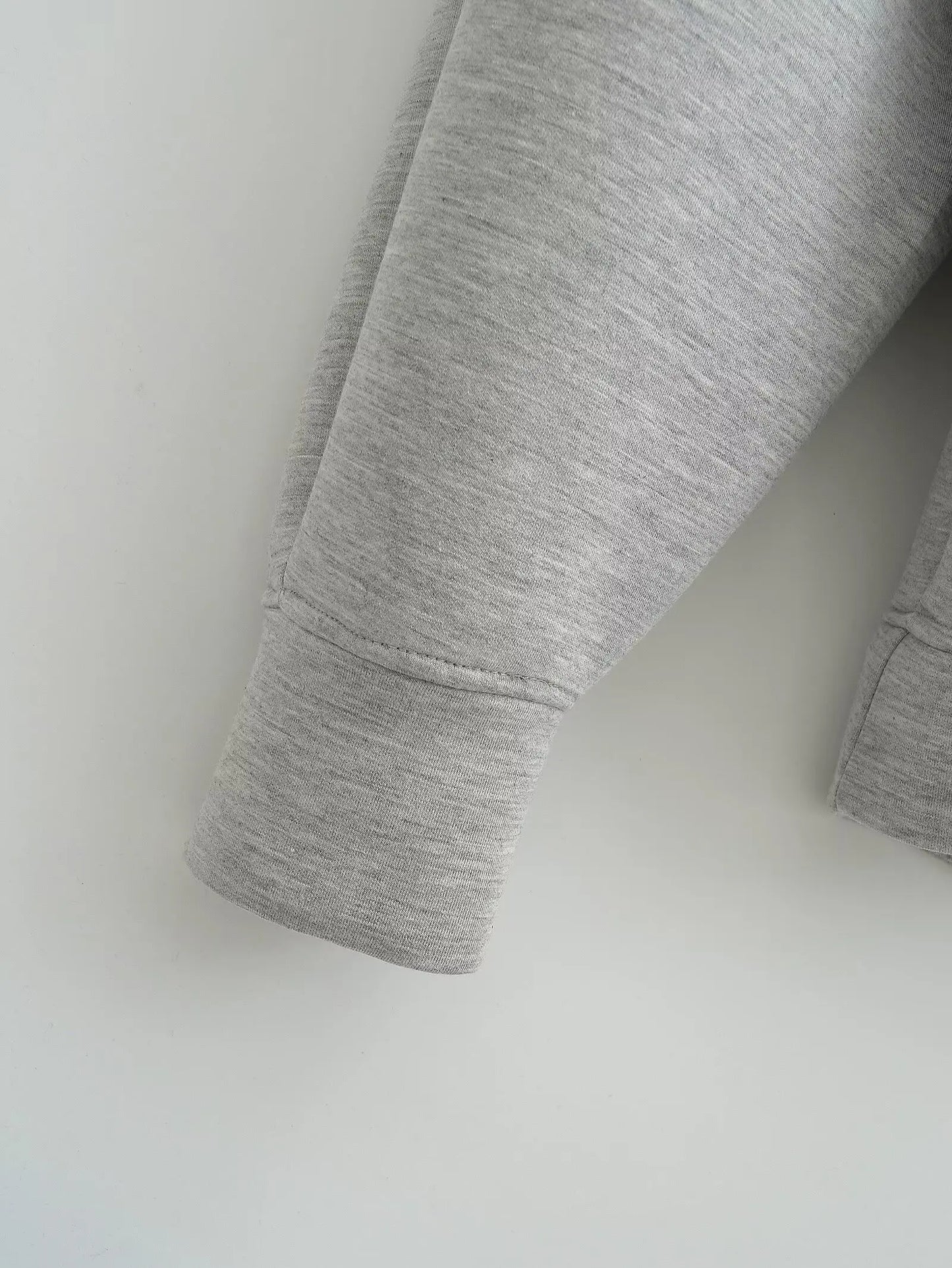 HH Autumn Women Gray Jacket With Hood Long Sleeve Big Pocket Zipper Jacket Coat Woman Loose Casual Outerwear Coat Tops