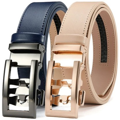 Mens Belt Automatic Metal Alloy Buckle Mens Belt Genuine Leather Luxury Belt for Men Belt Strap Male High Quality Designers