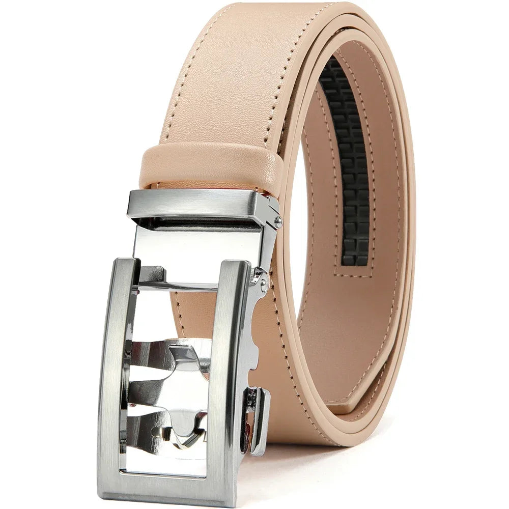 Mens Belt Automatic Metal Alloy Buckle Mens Belt Genuine Leather Luxury Belt for Men Belt Strap Male High Quality Designers