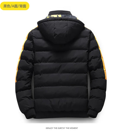 Men Autumn Outwear New Winter Brand New Casual Warm Men Thick Waterproof Jacket Parkas Coat Windproof Hat Parkas Jacket Parkas