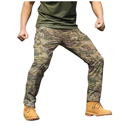 Men's Overalls Pants Pants Outdoor Elastic Loose Soft Pants Spring And Autumn Pants Men's Outdoor Sports Jogging Tactical Pants