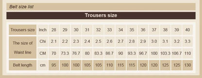 Genuine leather men's retro belt, needle buckle fashion belt, versatile casual pants belt