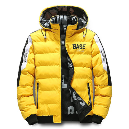 Men Autumn Outwear New Winter Brand New Casual Warm Men Thick Waterproof Jacket Parkas Coat Windproof Hat Parkas Jacket Parkas