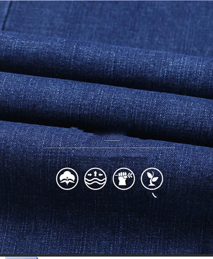 2025 Men's New Men's Fashion Casual Jeans Classic Style Casual Stretch Slim Fit Jeans Men's Denim Pants Black Blue Men's Style