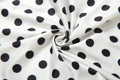 Weird Puss Polka Dot Letter Print 2 Piece Set Woman Tracksuit Trend Sexy Hooded Jacket+Pants Skinny Stretch Matching Streetwear