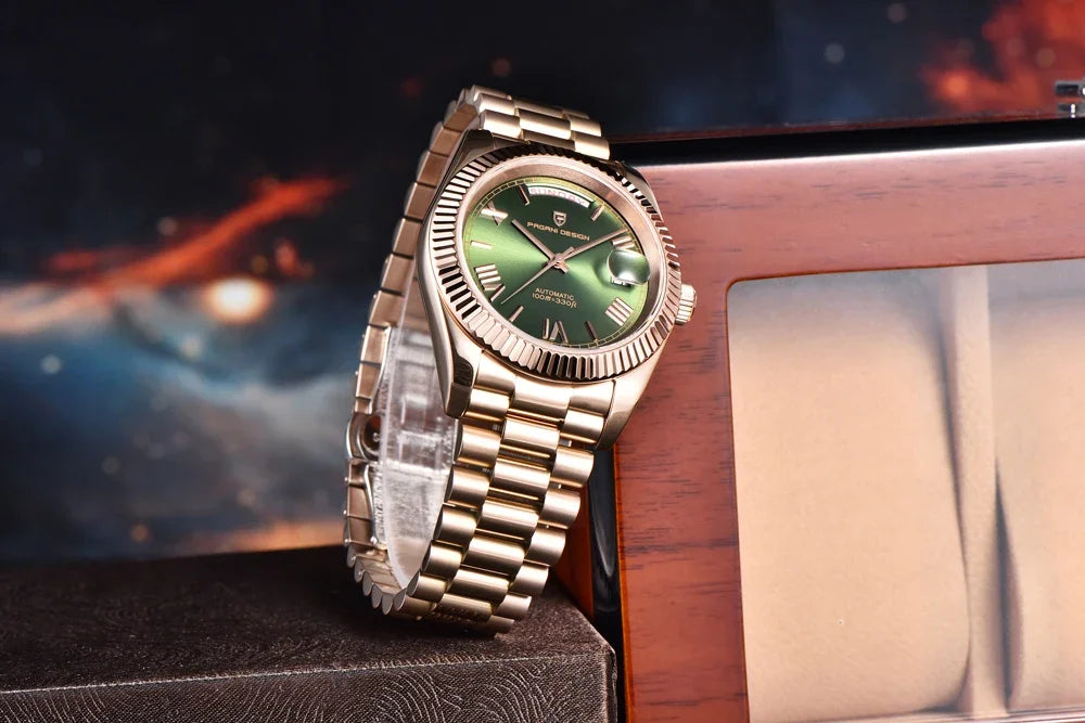 2025 New PAGANI DESIGN DD36 Man Watch Rose Gold Luxury Men Mechanical Watches Sapphire Mirror Automatic Watch For Men Waterproof