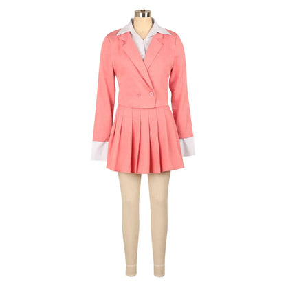 XTOCEAN INS Women Fashion Pleated Mini Skirts Suit and Shirt Patchwork Long Sleeve Blazer Matching 2 Two Piece Set Outfits