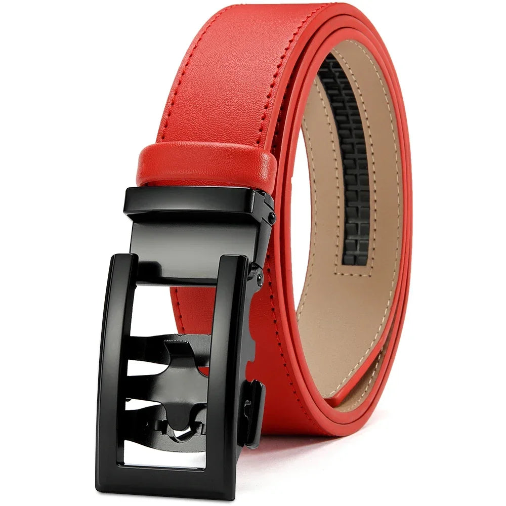 Mens Belt Automatic Metal Alloy Buckle Mens Belt Genuine Leather Luxury Belt for Men Belt Strap Male High Quality Designers