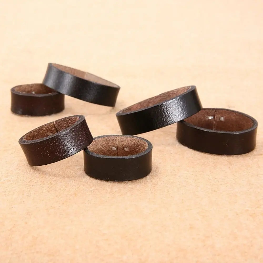 Waist Belt DIY Components Universal Waist Belt Loop Genuine Leather DIY Waist Belt Link Loop Buckle Belt Keeper Teenager