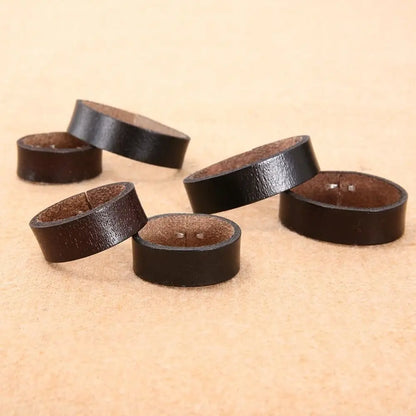 Waist Belt DIY Components Universal Waist Belt Loop Genuine Leather DIY Waist Belt Link Loop Buckle Belt Keeper Teenager