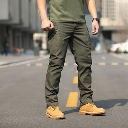 Men's Overalls Pants Pants Outdoor Elastic Loose Soft Pants Spring And Autumn Pants Men's Outdoor Sports Jogging Tactical Pants