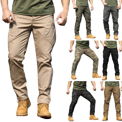 Men's Overalls Pants Pants Outdoor Elastic Loose Soft Pants Spring And Autumn Pants Men's Outdoor Sports Jogging Tactical Pants