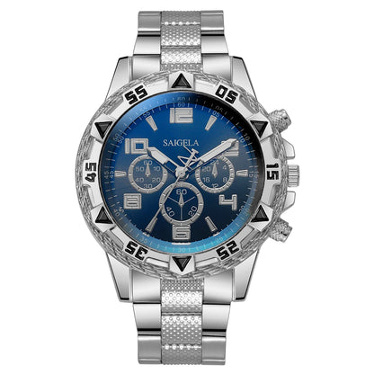 Men Business Watches Fashion Stainless Steel Band Male's Quartz Watch