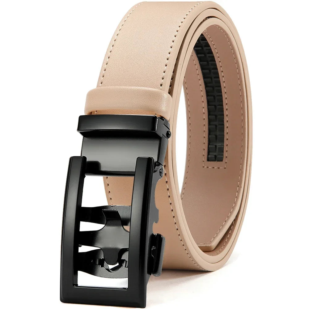 Mens Belt Automatic Metal Alloy Buckle Mens Belt Genuine Leather Luxury Belt for Men Belt Strap Male High Quality Designers