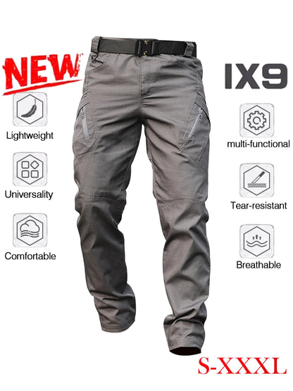 New Nen's Tactical Pants , Multi-pocket Design, Scratch-resistant, Breathable and Comfortable, Outdoor Commuting Lightweight
