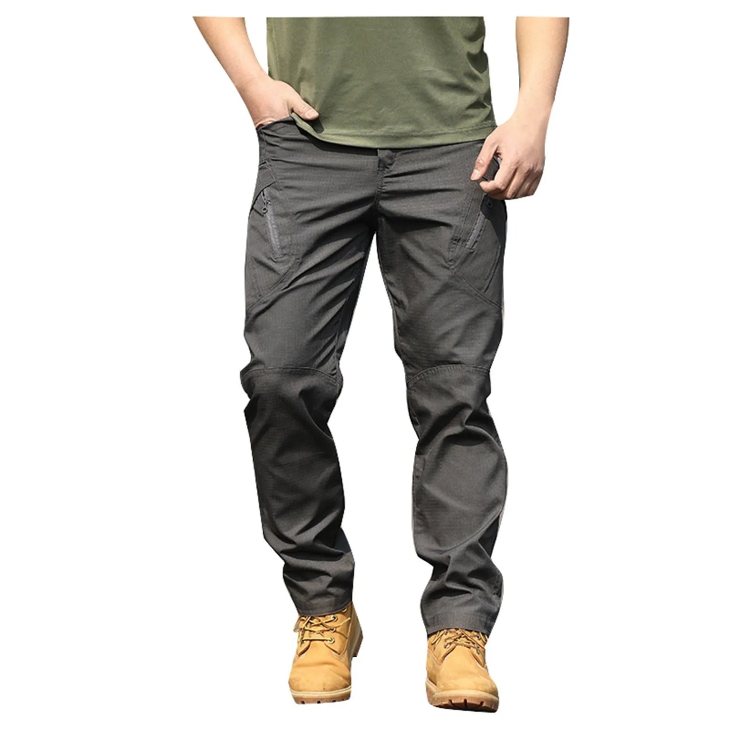 Men's Overalls Pants Pants Outdoor Elastic Loose Soft Pants Spring And Autumn Pants Men's Outdoor Sports Jogging Tactical Pants
