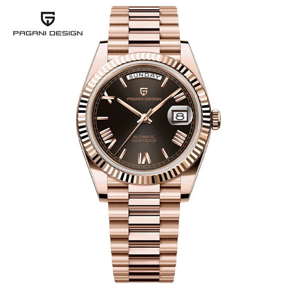 2025 New PAGANI DESIGN DD36 Man Watch Rose Gold Luxury Men Mechanical Watches Sapphire Mirror Automatic Watch For Men Waterproof
