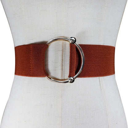 Women's Waistband Tight Belt Dress Fashion Elasticity Wide Belt Luxury 5cm Shirt Girdle