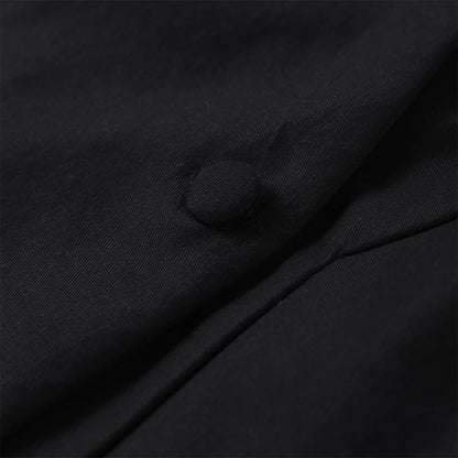 Chic Deconstructed Women's Blazer Full Sleeve Double-Breasted Waist-Closed Lady Jackets 2026 Spring Female Street Coats New