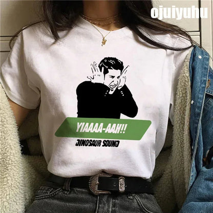 Fashion Friends Tv Show Funny Cartoon Women's T-shirt print ladies T-shirt casual basis O-collar black shirt short sleeve Tshirt