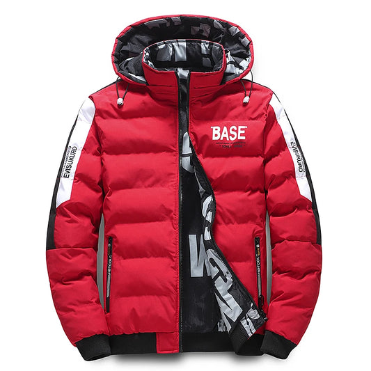 Men Autumn Outwear New Winter Brand New Casual Warm Men Thick Waterproof Jacket Parkas Coat Windproof Hat Parkas Jacket Parkas