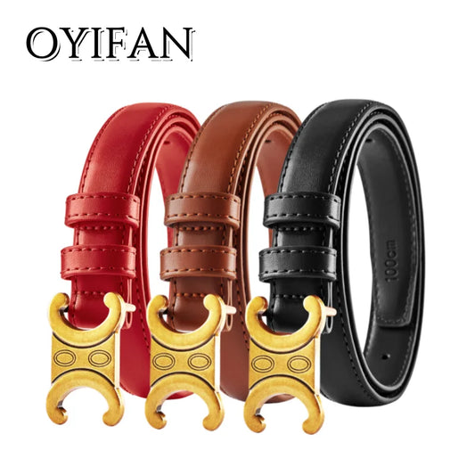 Summer women's belts Double C design fashion belts Match with dresses and jeans Fashionable and versatile