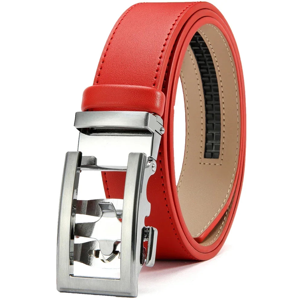 Mens Belt Automatic Metal Alloy Buckle Mens Belt Genuine Leather Luxury Belt for Men Belt Strap Male High Quality Designers