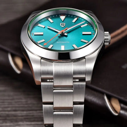PAGANI DESIGN 2026 New Z-Blue Men's Mechanical Watches Luxury Sapphire Glass 8215 Automatic Watch For Men Stainless steel Clock