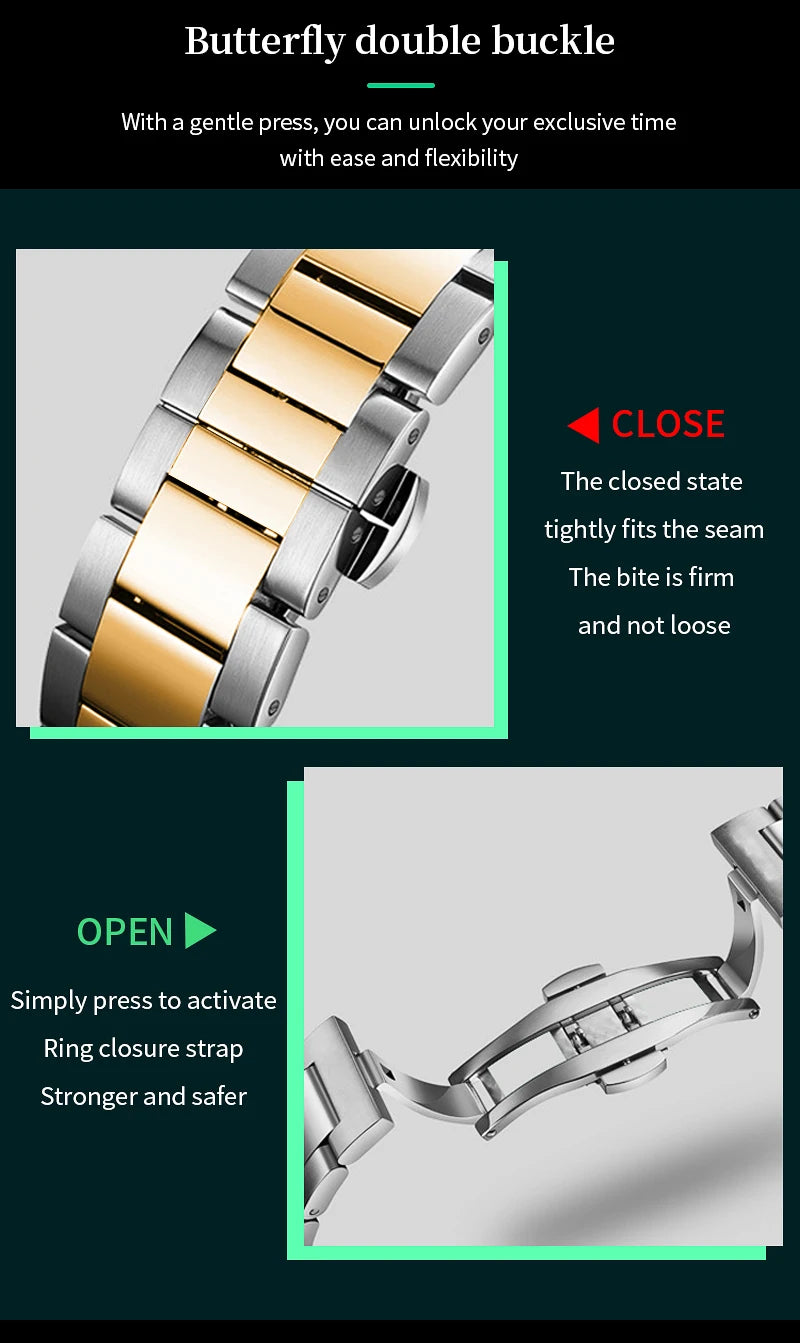 Multifunctional Mens Quartz Watch Luxury Water Night Glow Business Style Diver Series Stainless Steel Leisure Fashion Wristwatch