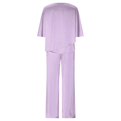Pants Suit Two Piece Set Soild Female Outfit Summer Women'S 2 Piece Casual Outfit Elegant Ladies Fashion Pant Suit костюм