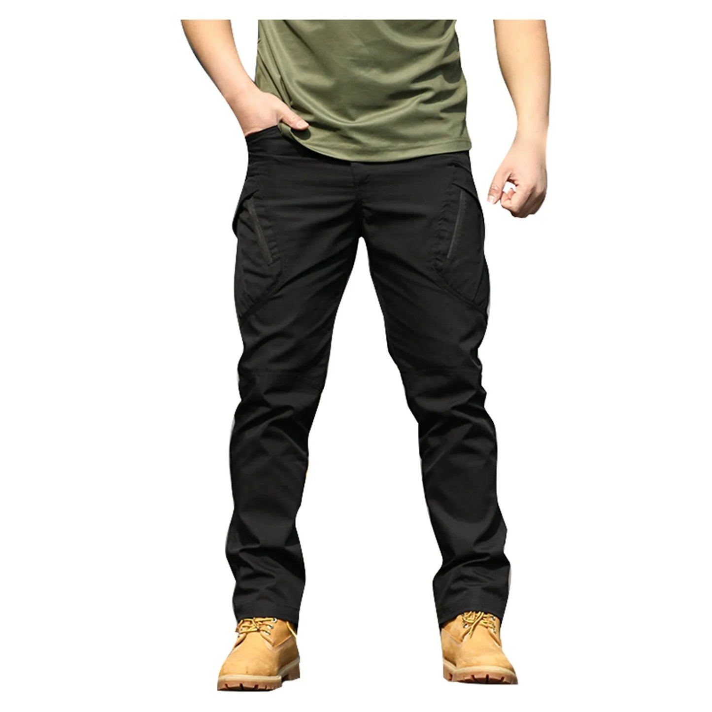 Men's Overalls Pants Pants Outdoor Elastic Loose Soft Pants Spring And Autumn Pants Men's Outdoor Sports Jogging Tactical Pants